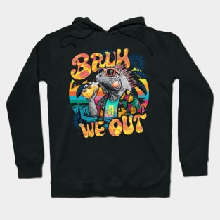 Bruh we out Galapagos marine iguana adventures. Summer vibes Hoodie